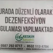 KESKiN İLAÇLAMA DEZENFEKSİYON ÇEVRE SAĞLIĞI HİZMETLERİ