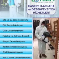 Ar-Ge Hasere ilaclama ve Dezenfeksiyon hizmetleri