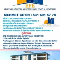 EFE Apartman Yönetimi Temizlik Hizmetleri