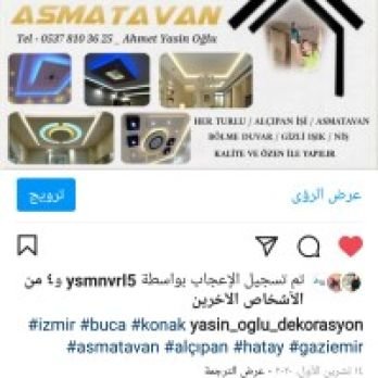 Yasin Oglu asma tavan