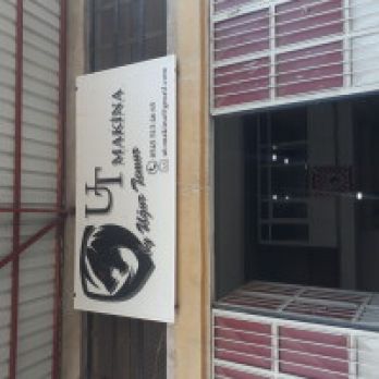 U-T makina çatı ferforje